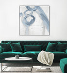 Twice Over VII by Daleno Art on GIANT ART - blue abstract abstrait 