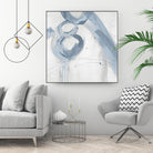 Twice Over VII by Daleno Art on GIANT ART - blue abstract abstrait 