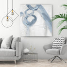 Twice Over VII by Daleno Art on GIANT ART - blue abstract abstrait 