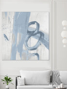Twice Over IX by Daleno Art on GIANT ART - blue abstract abstrait 
