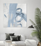Twice Over IX by Daleno Art on GIANT ART - blue abstract abstrait 
