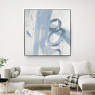 Twice Over IX by Daleno Art on GIANT ART - blue abstract abstrait 