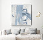Twice Over IX by Daleno Art on GIANT ART - blue abstract abstrait 
