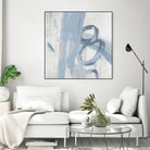 Twice Over IX by Daleno Art on GIANT ART - blue abstract abstrait 