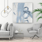 Twice Over IX by Daleno Art on GIANT ART - blue abstract abstrait 