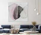 Tickled With Pink by Daleno Art on GIANT ART - pink shapes abstrait 