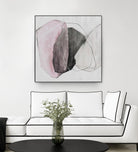 Tickled With Pink by Daleno Art on GIANT ART - pink shapes abstrait 