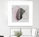 Tickled With Pink by Daleno Art on GIANT ART - pink shapes abstrait 