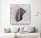 Tickled With Pink by Daleno Art on GIANT ART - pink shapes abstrait 