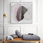 Tickled With Pink by Daleno Art on GIANT ART - pink shapes abstrait 