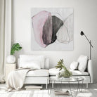 Tickled With Pink by Daleno Art on GIANT ART - pink shapes abstrait 
