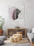 Tickled With Pink by Daleno Art on GIANT ART - pink shapes abstrait 