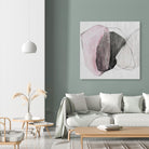 Tickled With Pink by Daleno Art on GIANT ART - pink shapes abstrait 