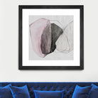 Tickled With Pink by Daleno Art on GIANT ART - pink shapes abstrait 