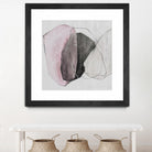 Tickled With Pink by Daleno Art on GIANT ART - pink shapes abstrait 