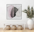 Tickled With Pink by Daleno Art on GIANT ART - pink shapes abstrait 