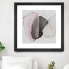 Tickled With Pink by Daleno Art on GIANT ART - pink shapes abstrait 
