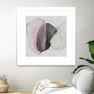 Tickled With Pink by Daleno Art on GIANT ART - pink shapes abstrait 