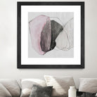 Tickled With Pink by Daleno Art on GIANT ART - pink shapes abstrait 
