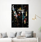 Club Merriment II by Daleno Art on GIANT ART - orange abstract