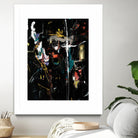 Club Merriment II by Daleno Art on GIANT ART - orange abstract