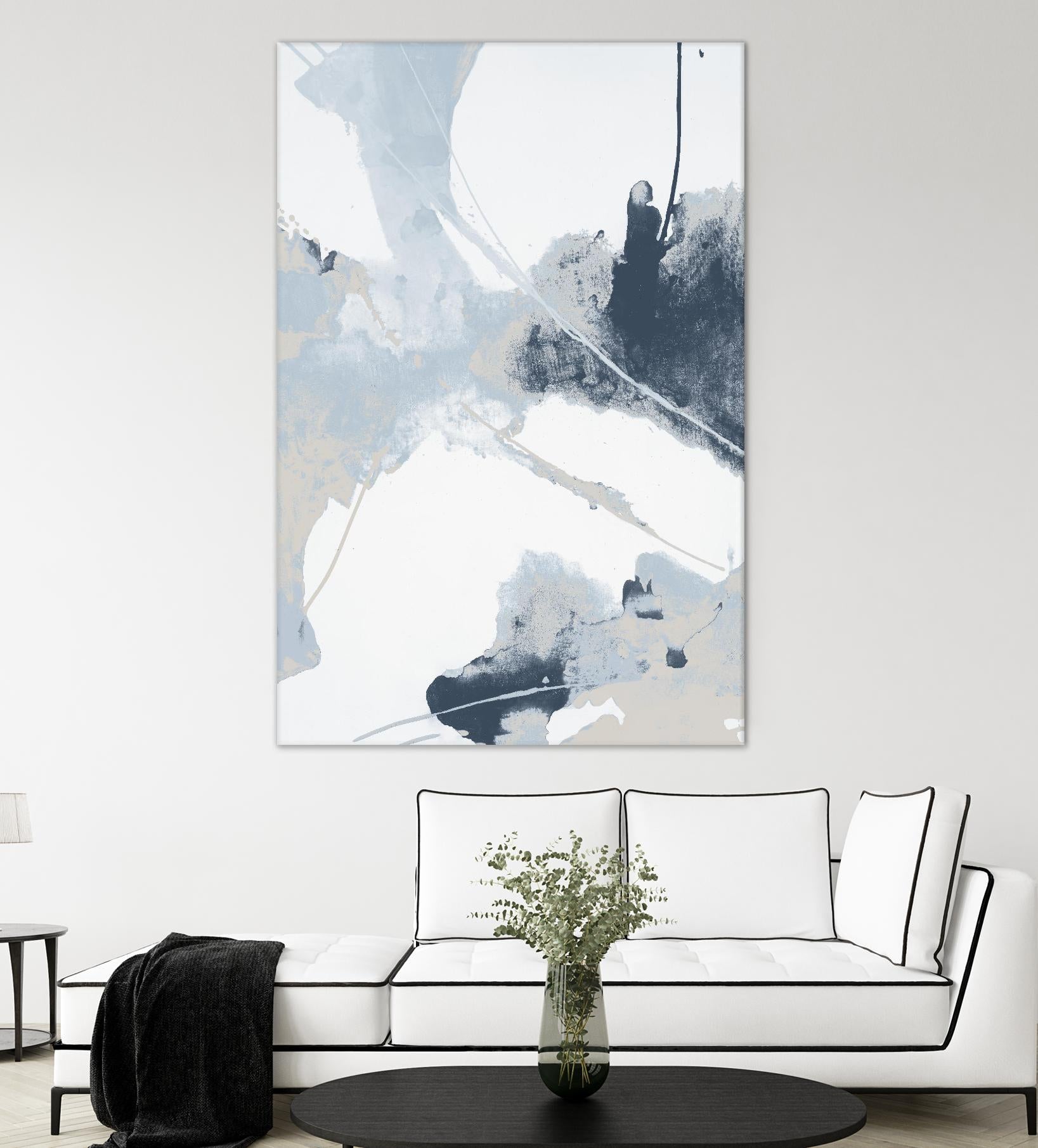 All Good Humor I by Daleno Art on GIANT ART - white abstract abstrait 