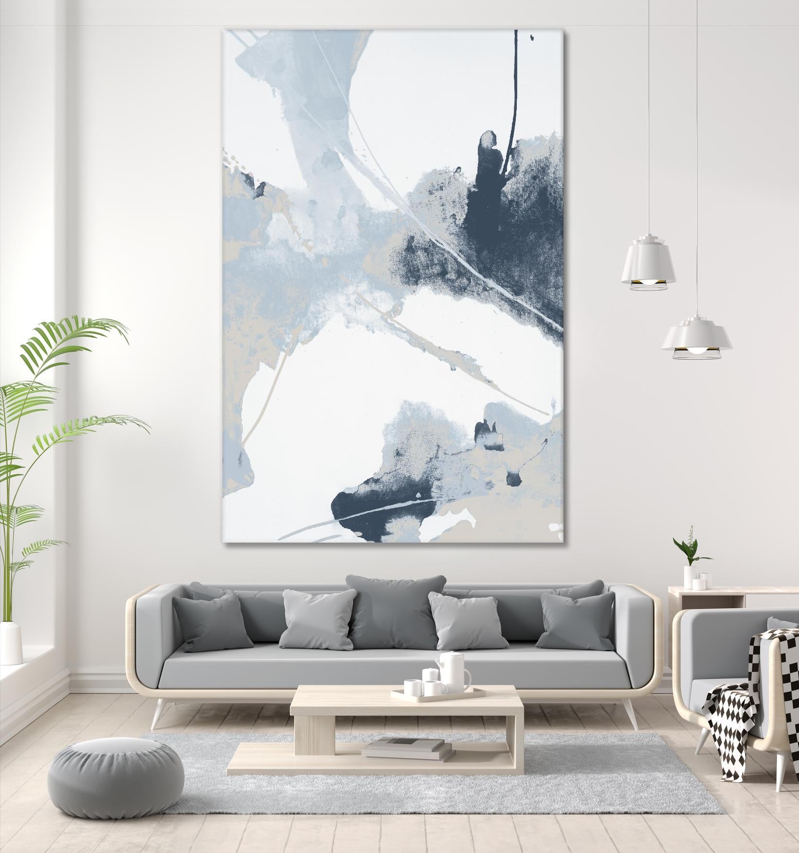 All Good Humor I by Daleno Art on GIANT ART - white abstract abstrait 
