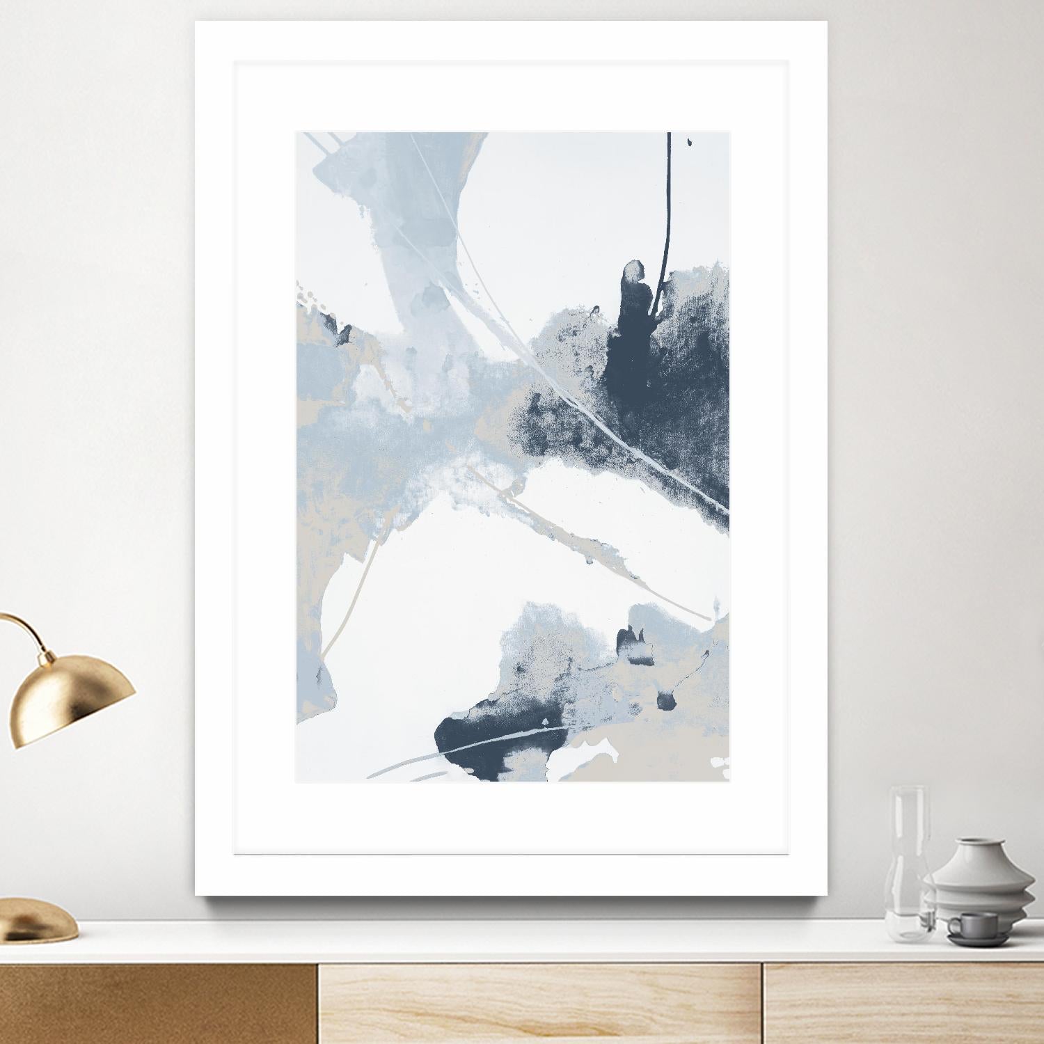 All Good Humor I by Daleno Art on GIANT ART - white abstract abstrait 