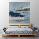 Washing to Shore by Daleno Art on GIANT ART - blue abstract abstrait 