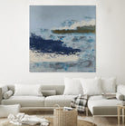 Washing to Shore by Daleno Art on GIANT ART - blue abstract abstrait 