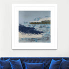 Washing to Shore by Daleno Art on GIANT ART - blue abstract abstrait 