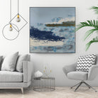 Washing to Shore by Daleno Art on GIANT ART - blue abstract abstrait 
