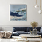 Washing to Shore by Daleno Art on GIANT ART - blue abstract abstrait 