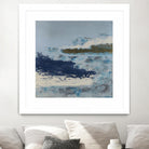 Washing to Shore by Daleno Art on GIANT ART - blue abstract abstrait 