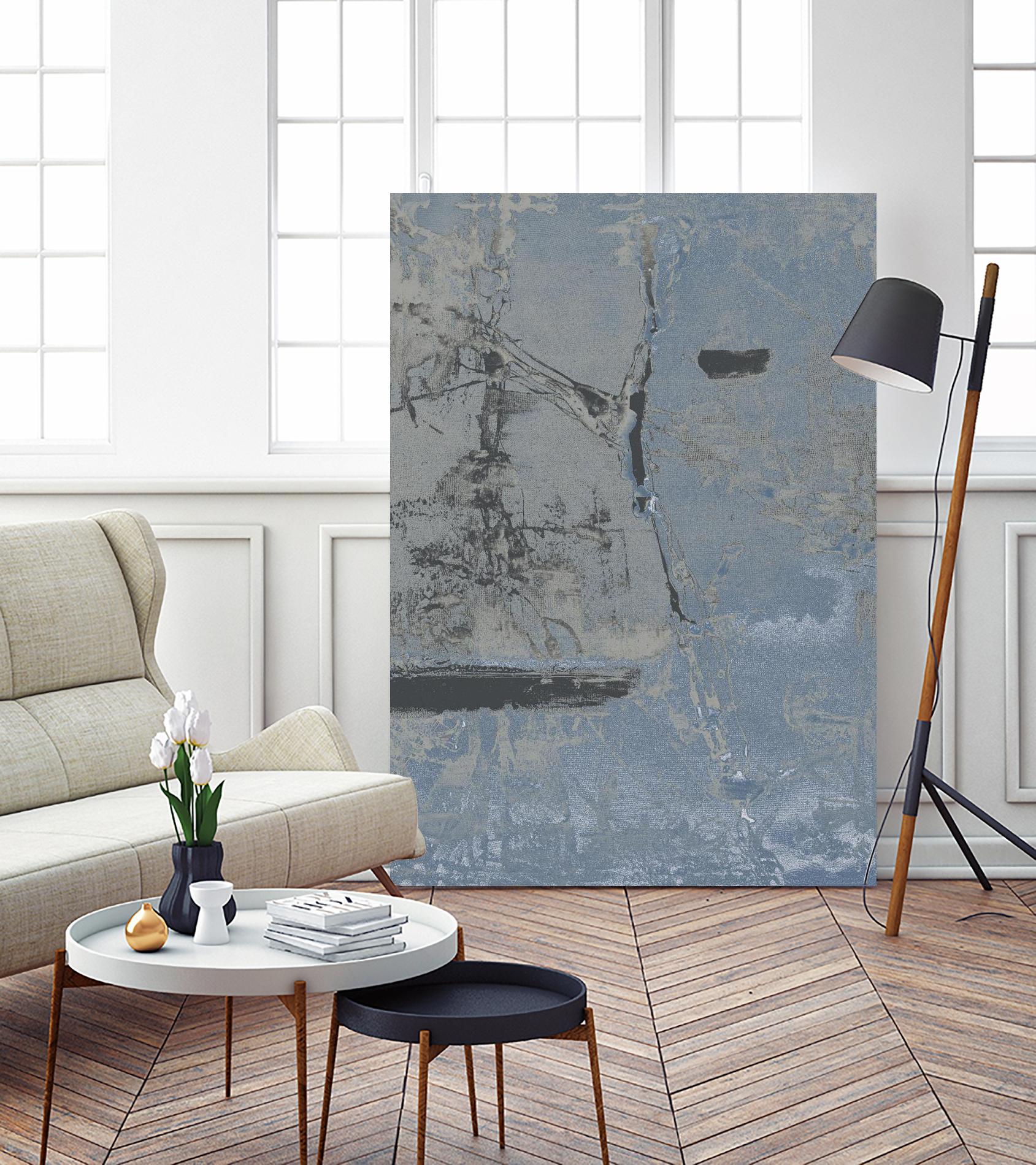 Hatchback II by Daleno Art on GIANT ART - blue abstract abstrait
