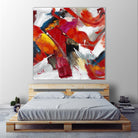 Stop to stare by Daleno Art on GIANT ART - red abstract abstrait 