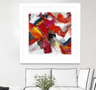Stop to stare by Daleno Art on GIANT ART - red abstract abstrait 