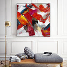Stop to stare by Daleno Art on GIANT ART - red abstract abstrait 