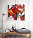 Stop to stare by Daleno Art on GIANT ART - red abstract abstrait 