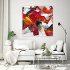 Stop to stare by Daleno Art on GIANT ART - red abstract abstrait 