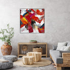 Stop to stare by Daleno Art on GIANT ART - red abstract abstrait 
