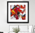 Stop to stare by Daleno Art on GIANT ART - red abstract abstrait 