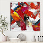 Stop to stare by Daleno Art on GIANT ART - red abstract abstrait 