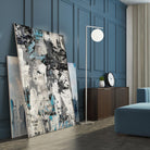 Wall Street Transactions.tif by Daleno Art on GIANT ART - blue street art abstrait 