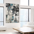 Wall Street Transactions.tif by Daleno Art on GIANT ART - blue street art abstrait 