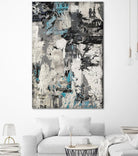 Wall Street Transactions.tif by Daleno Art on GIANT ART - blue street art abstrait 
