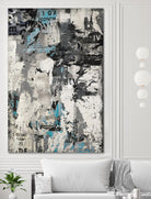 Wall Street Transactions.tif by Daleno Art on GIANT ART - blue street art abstrait 