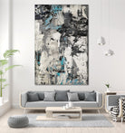 Wall Street Transactions.tif by Daleno Art on GIANT ART - blue street art abstrait 