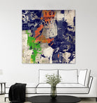 Economic Shift I by Daleno Art on GIANT ART - orange abstract abstrait 