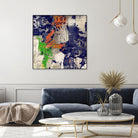 Economic Shift I by Daleno Art on GIANT ART - orange abstract abstrait 